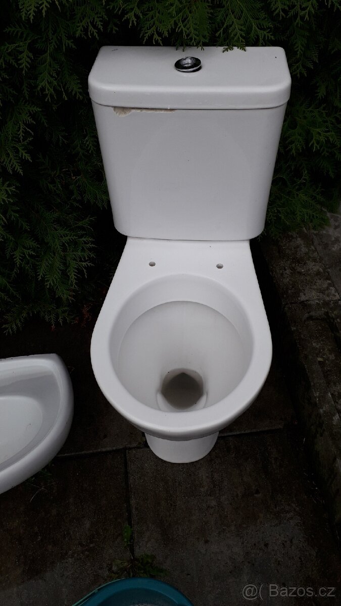 Prodám umyvadlo a WC se splachovačem - 2