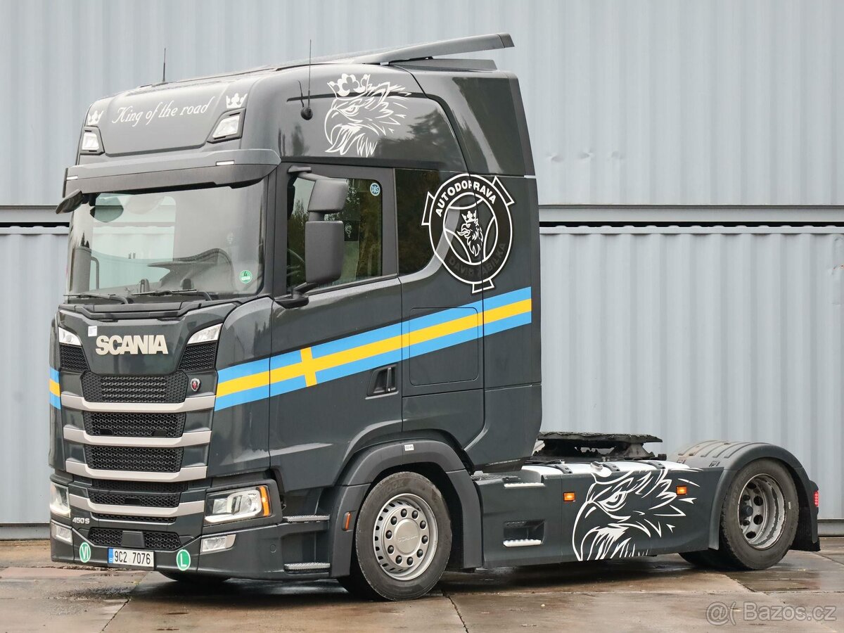 Scania S450, EURO 6, LOW DECK, RETARDÉR, NEZÁVISLÁ KLIMATIZA - 2