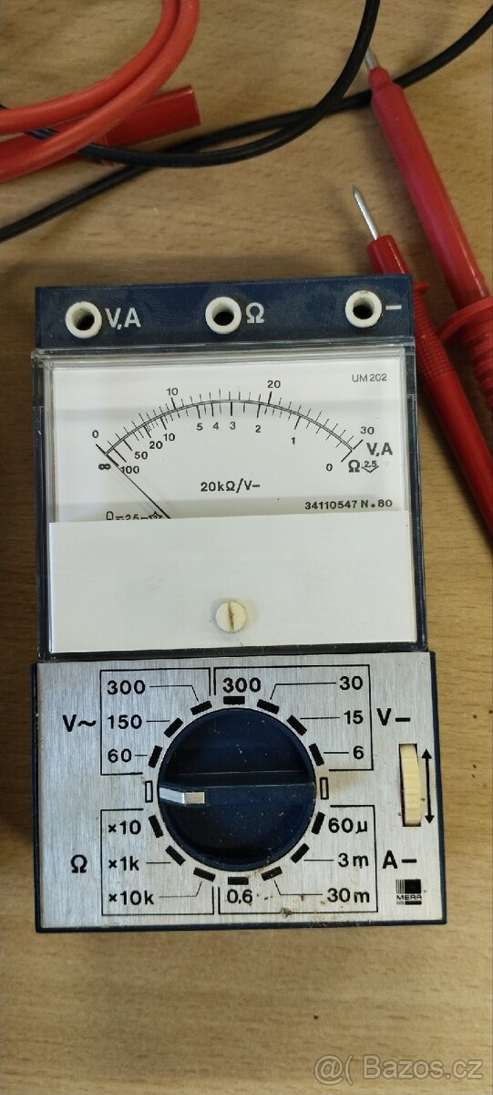 Měřáky - vnitřní proud a voltmatr - 2