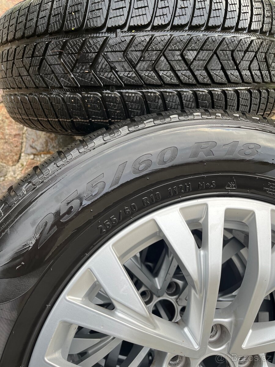 Alu kola VW Touareg R18" + Zimní Pirelli 255/60 R18 - 2