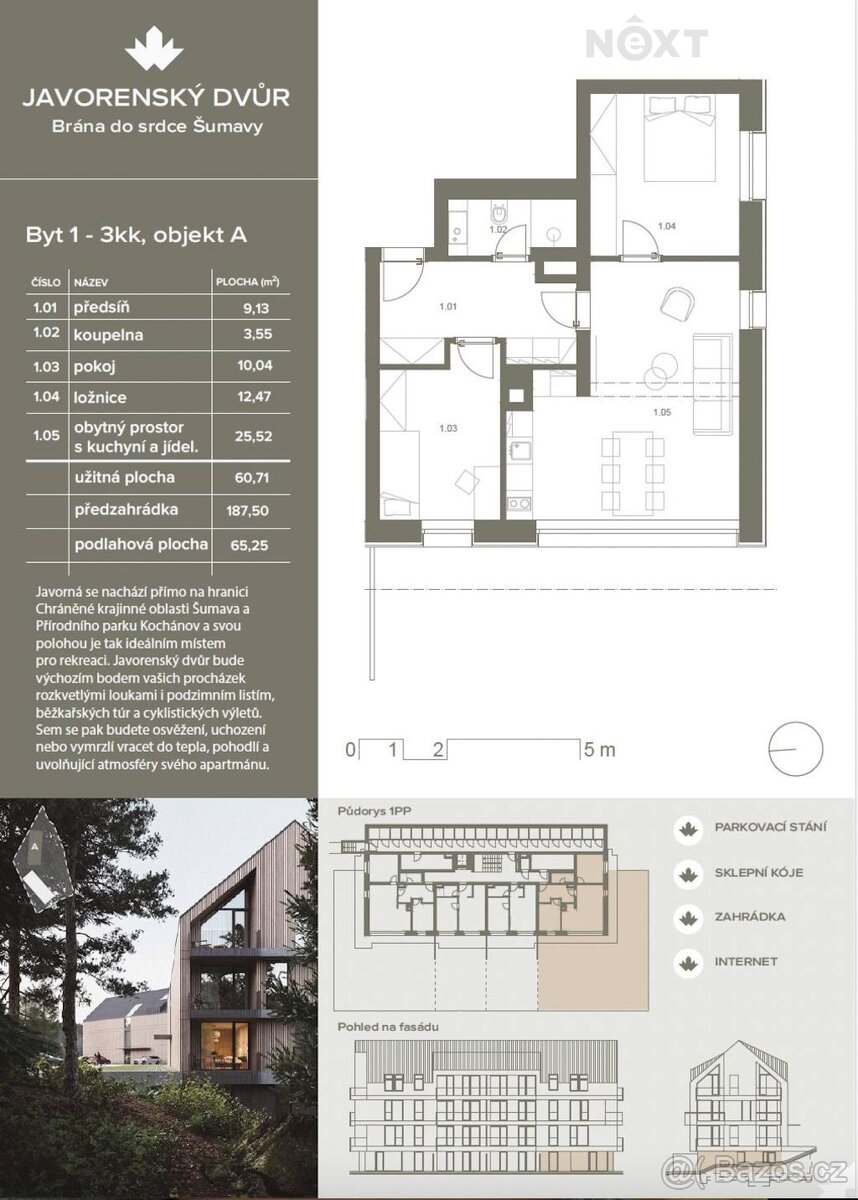Prodej byt 3+kk, 65㎡ - 2