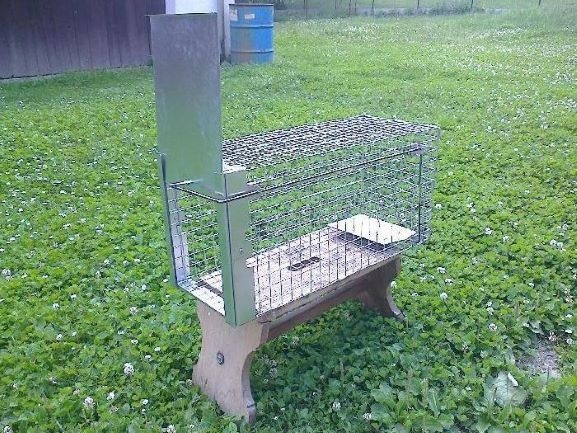 Králíkárna 9 tikotcová s krmítky - 2