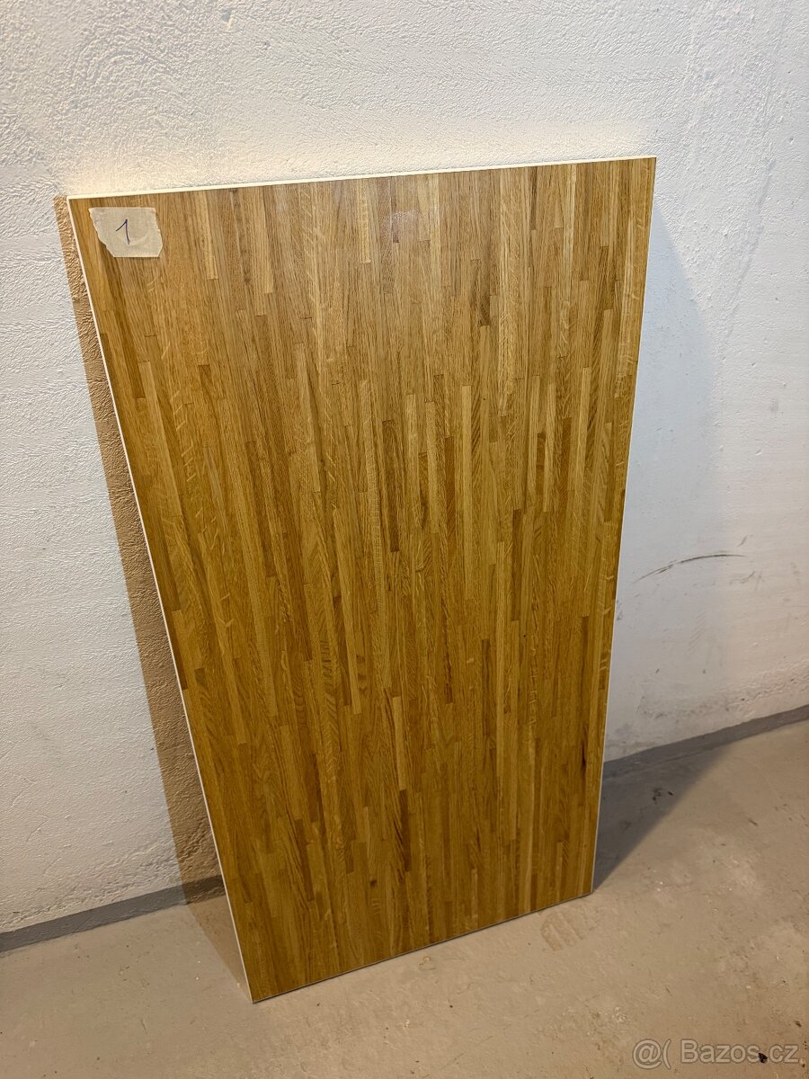 Stolová deska mix dekorů dub masiv - 2