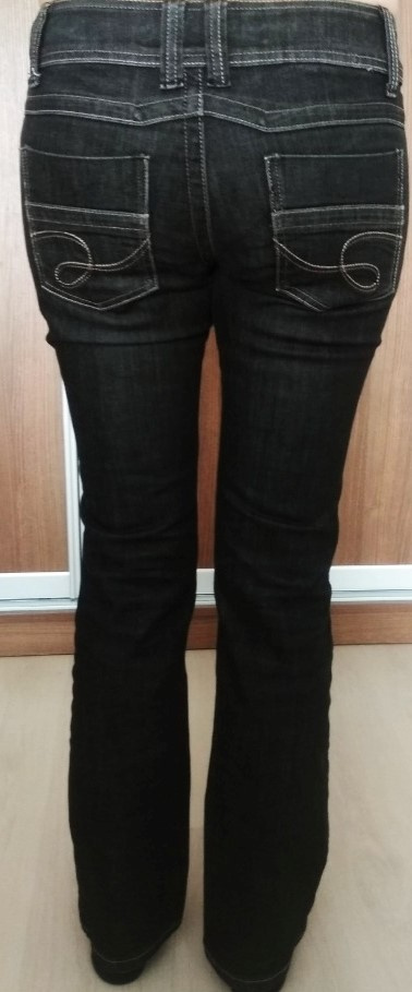 Dámské černé rifle C&A / velikost 38 - 2