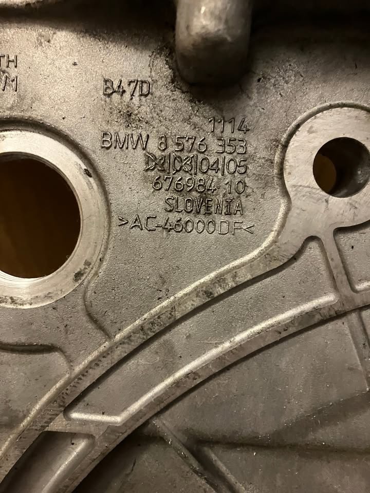 Príruba motora BMW B47 2.0d - 2