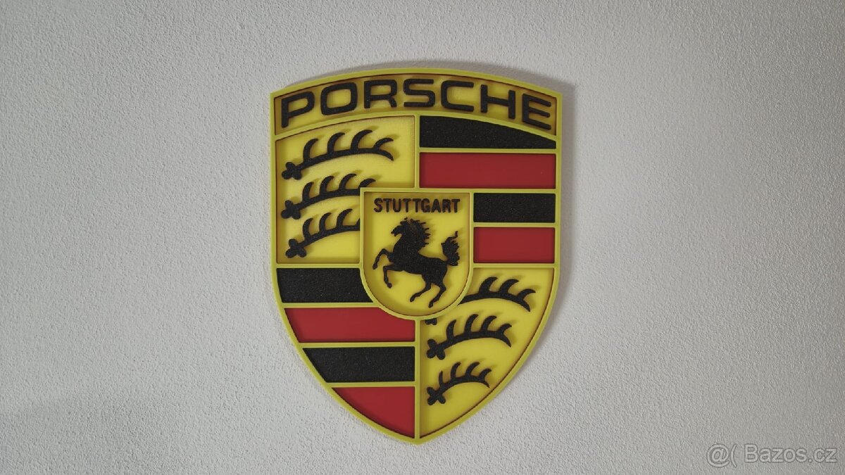 Logo Porsche 3D Tisk - 2