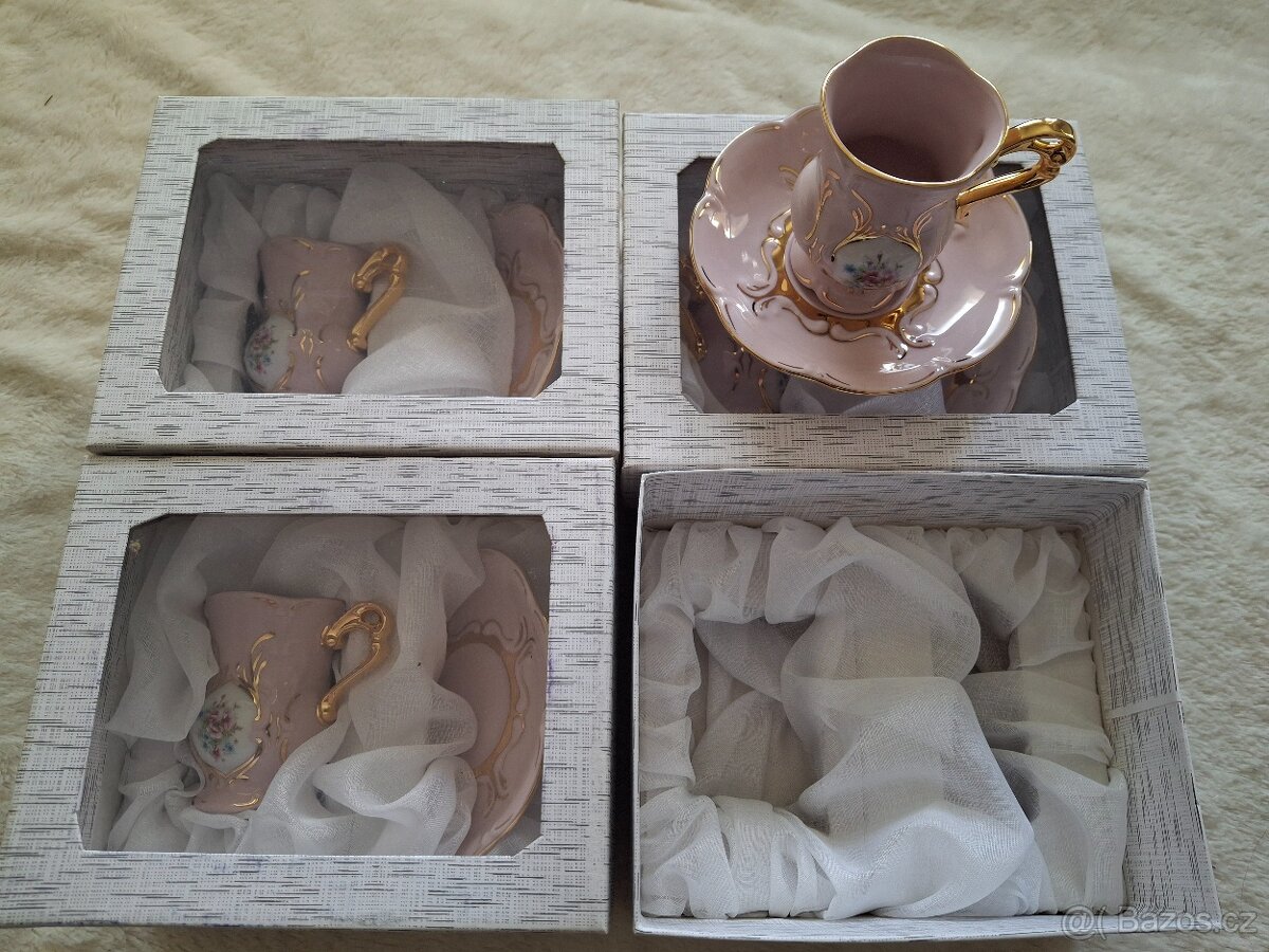 retro sada porcelánu Amfora Bohemia - 2