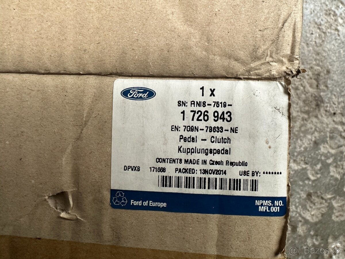 SPOJKOVÝ PEDÁL FORD S-MAX MONDEO 2006- - 2