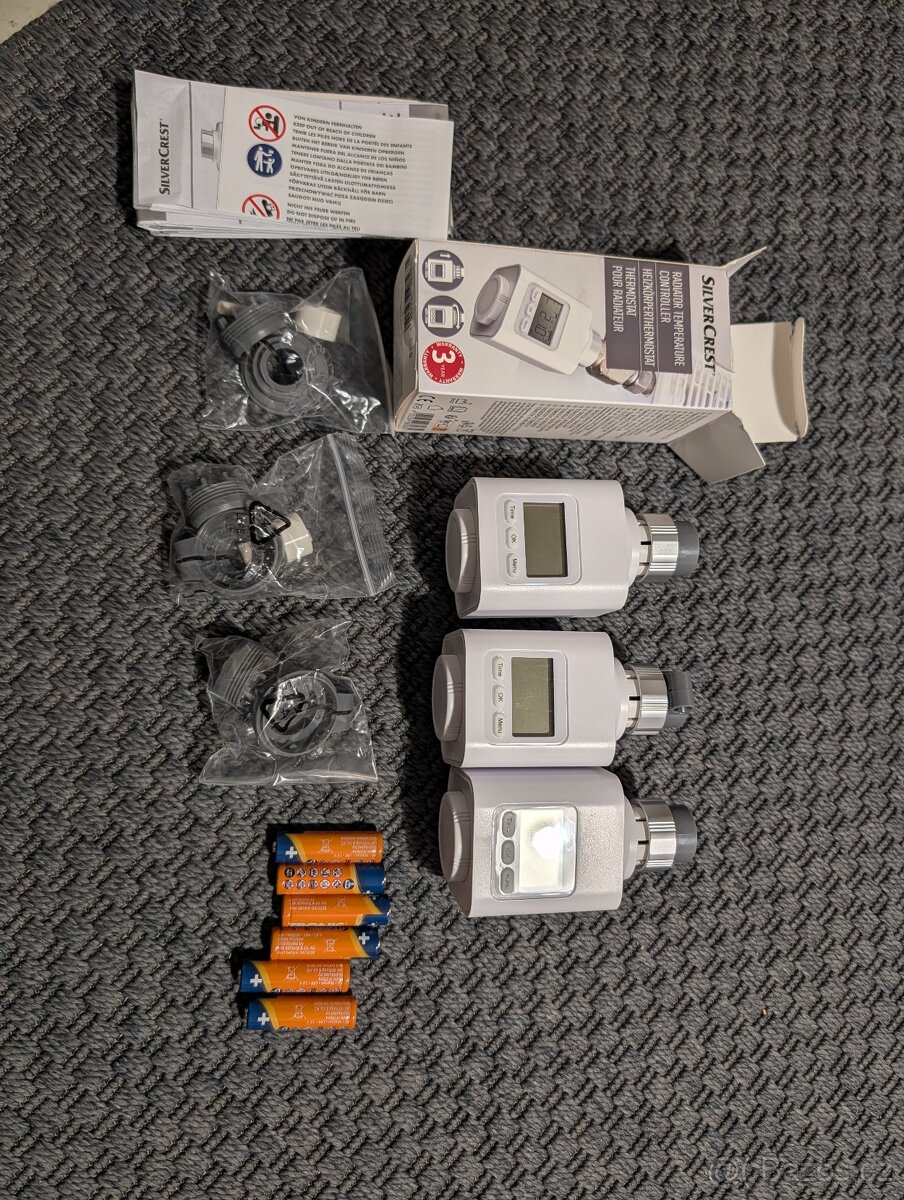 SILVERCREST® Sada programovatelných termostatických hlavic, - 2