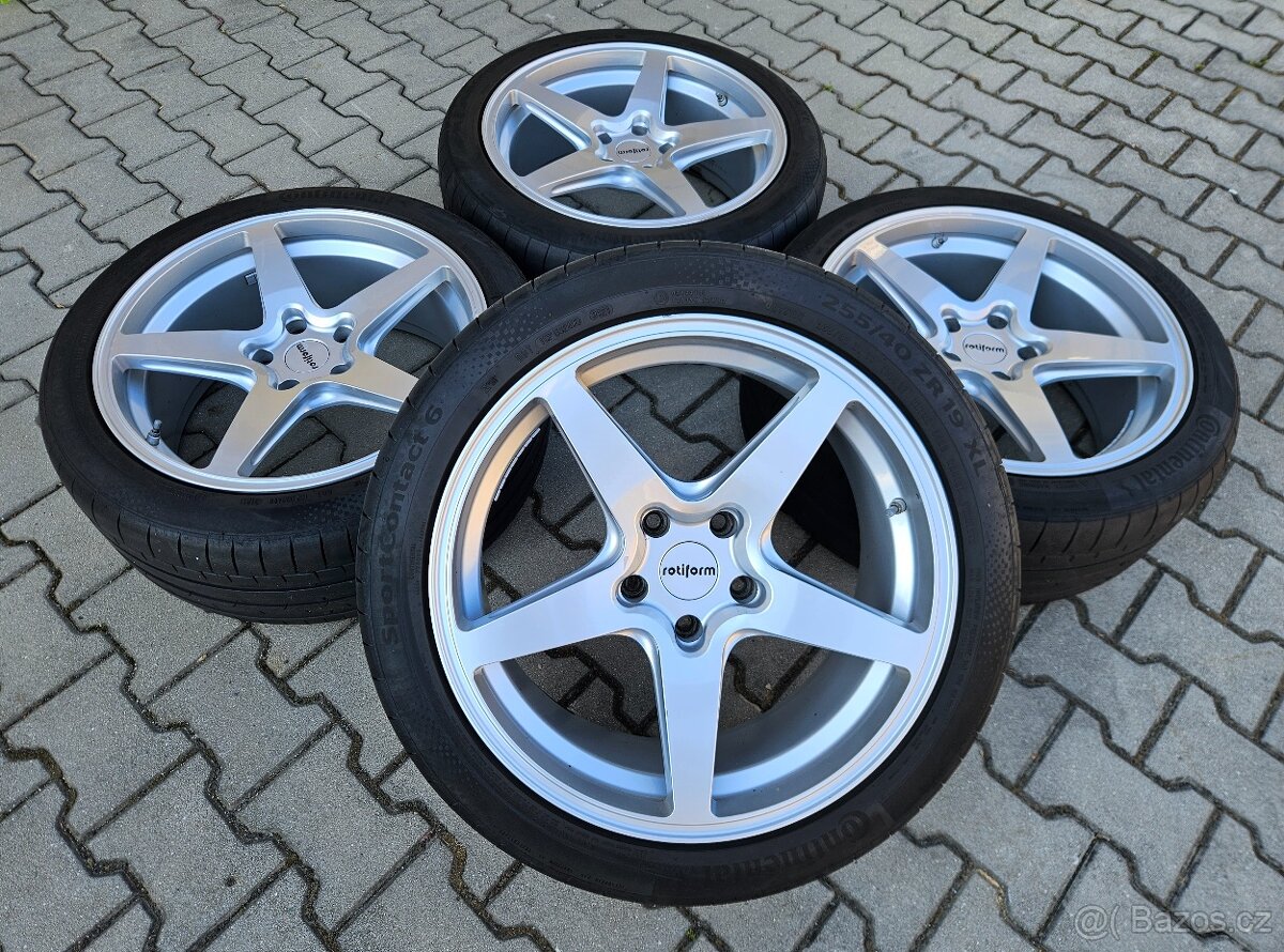 ALU Rotiform WGR 5x120 Letní Continental 255/40/19