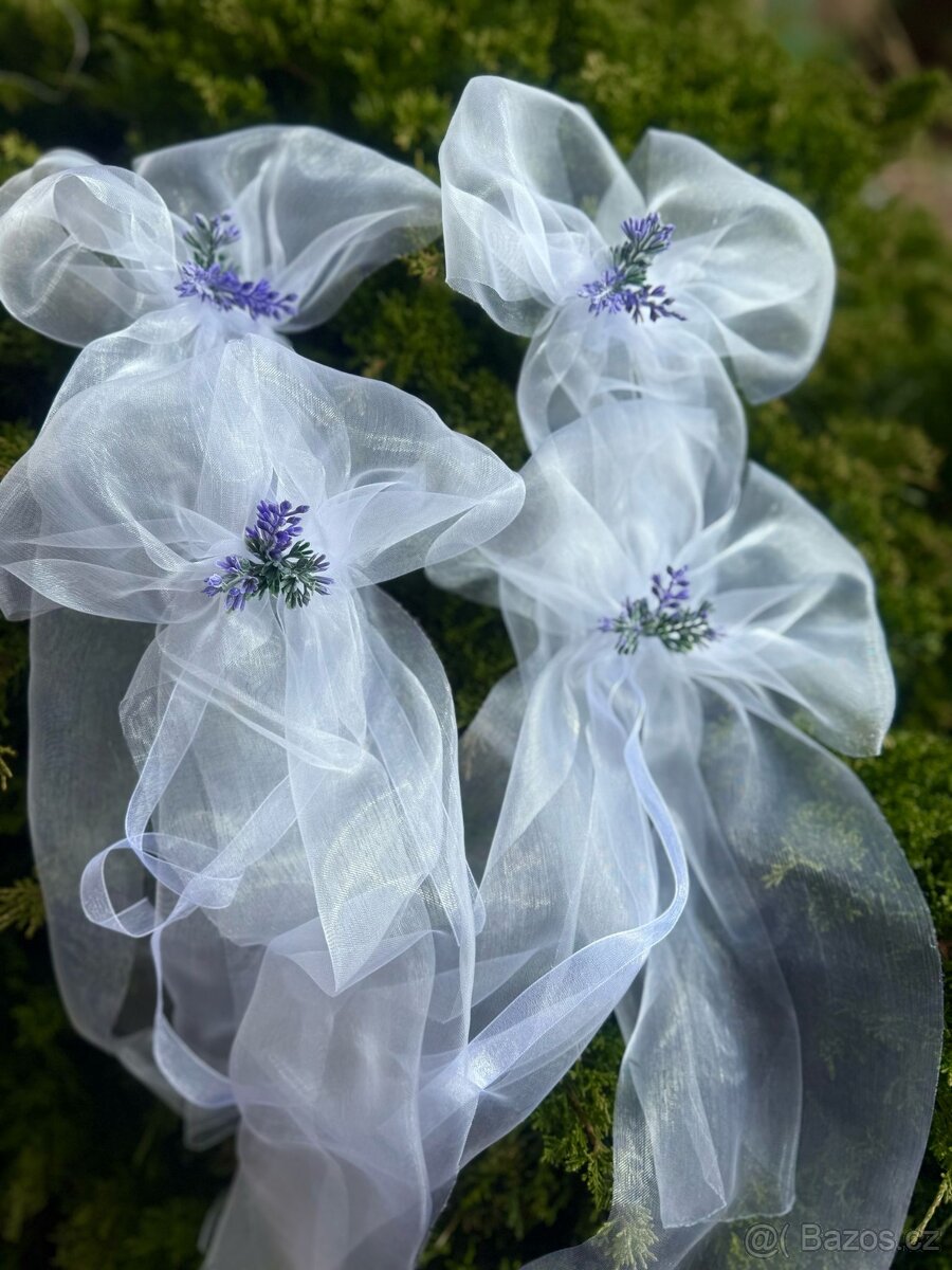 Svatební výzdoba na auta - 2