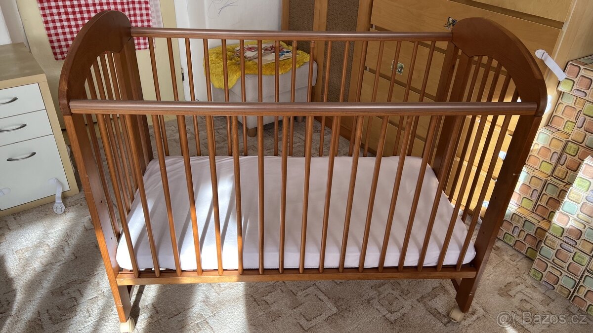 komplet postýlka New Baby 120x60 cm od miminka cca do 3 let - 2