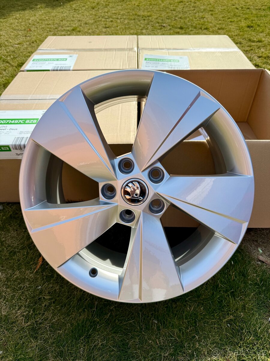 🛞Alu kola Škoda Zeus 17” Superb, 5x112 - 2