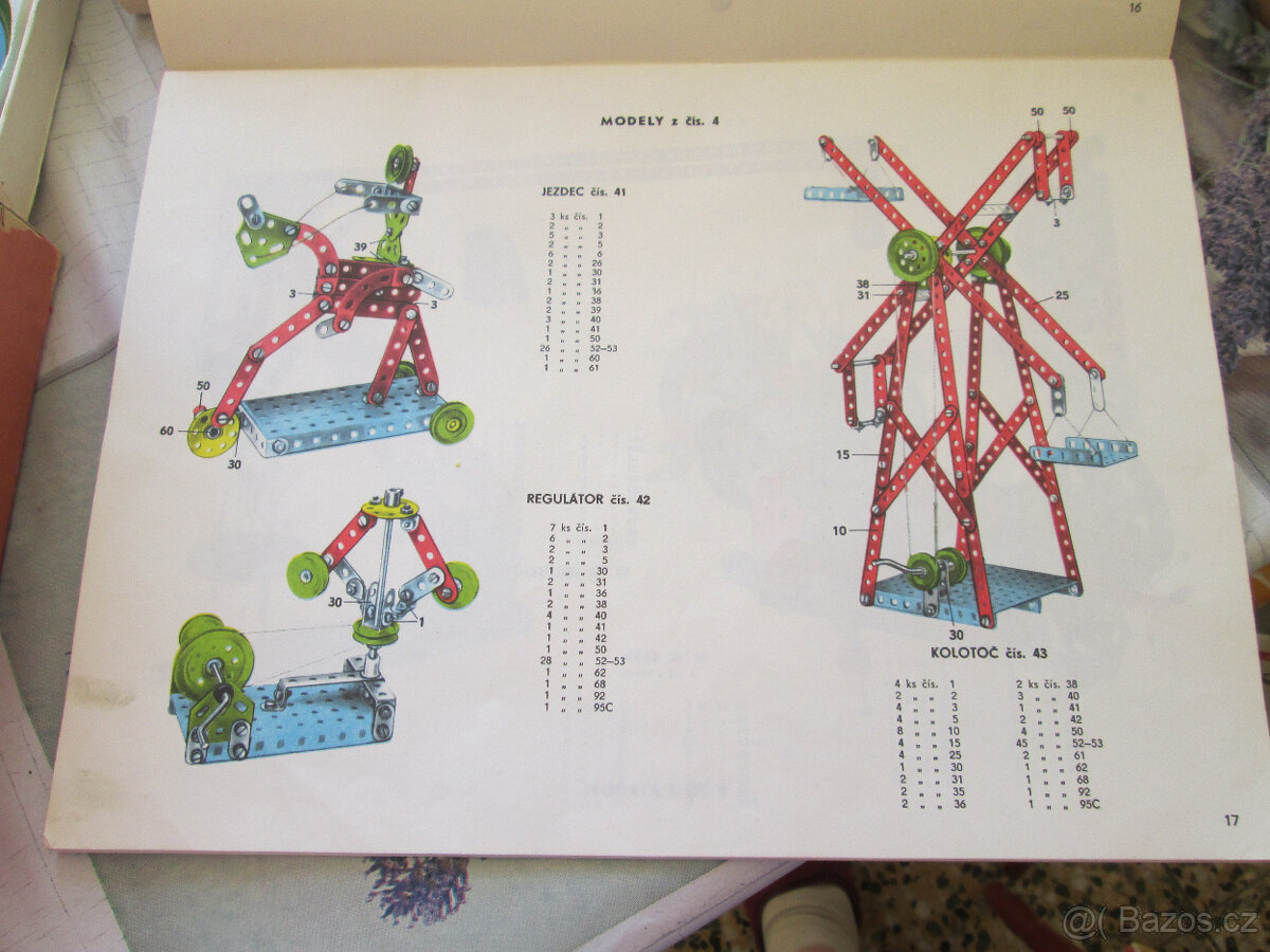 Retro MERKUR stavebnice - 2