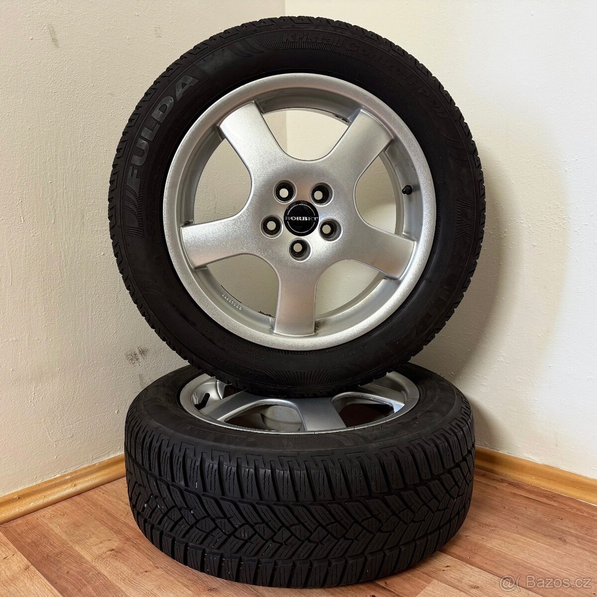 VW/ŠKODA/SEAT 5x100 R16 ET38+ZIMNÍ 205/55R16 7,5mm - 2
