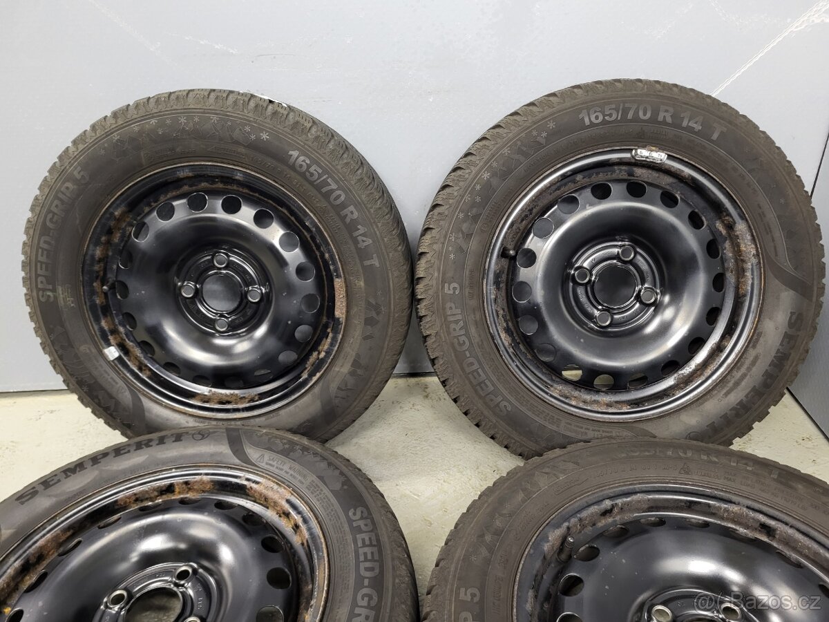 Originál 14" VW UP Škoda Citigo 4x100 zimní - 2