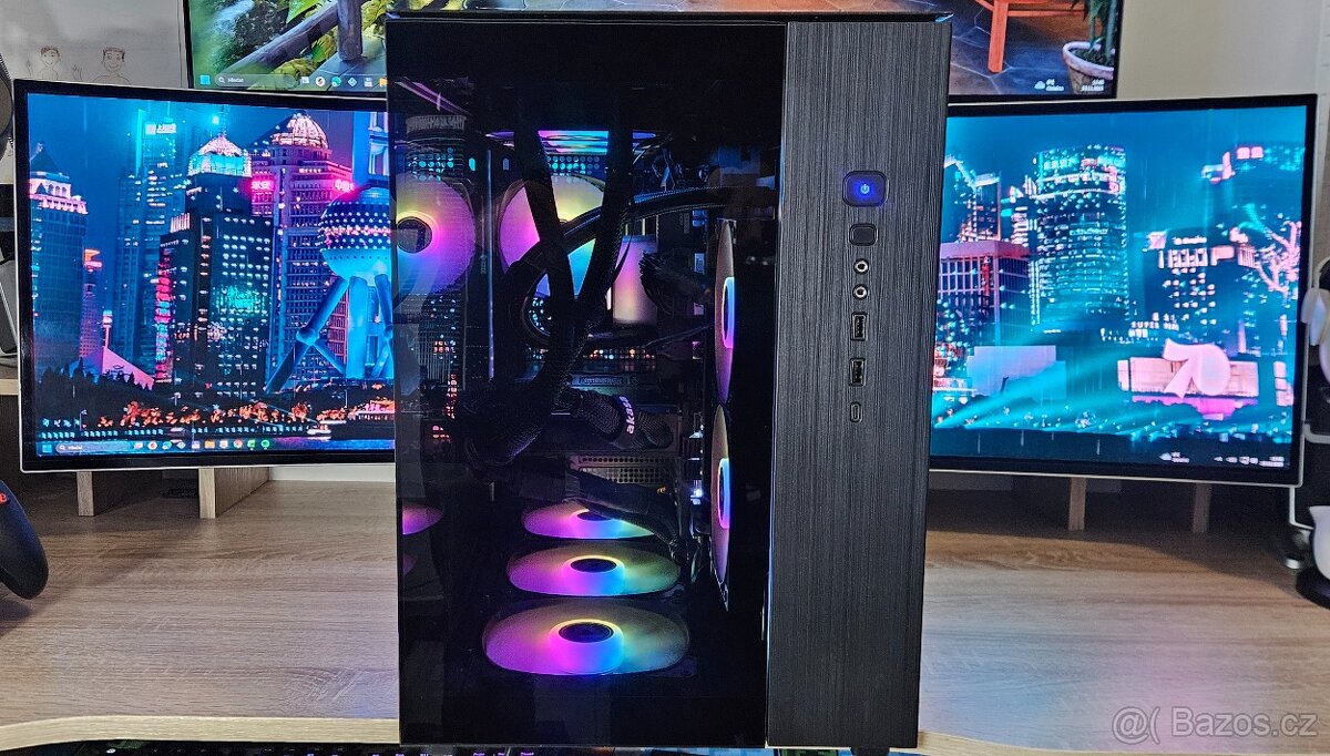 Top Herní PC –RTX5090/9800x3d/X870E/64GB/1200W/Win11 - 2