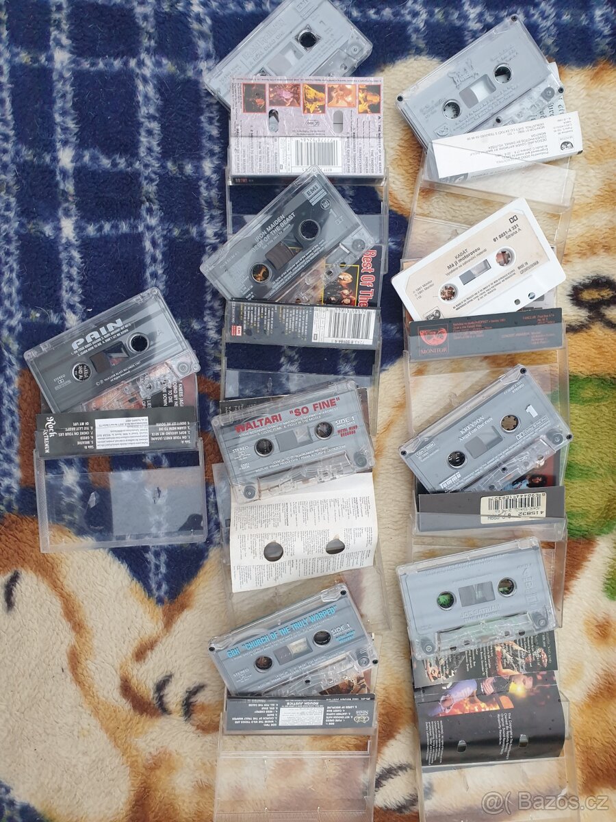 Prodám originální kazety MC- heavy METAL - 2