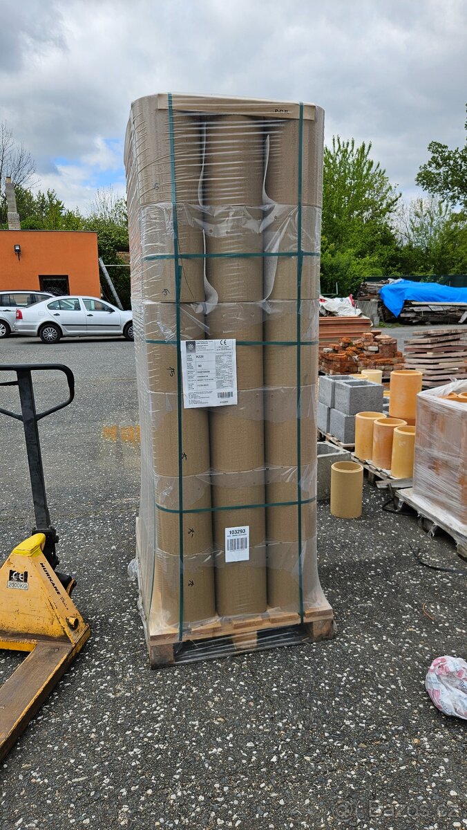 PRODÁM KOMPLETNÍ KOMÍN PR.200 MM DÉLKA 10 METRŮ - 2