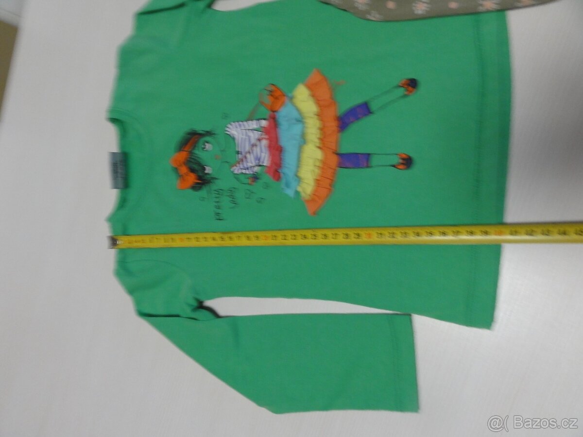 Trička dlouhý rukáv vel. 110 a 116 - 2