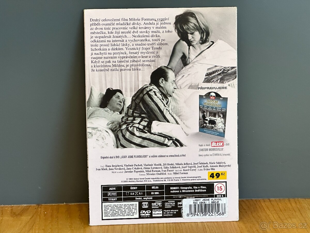 DVD Lásky jedné plavovlásky - NOVÉ nerozbalené - 2