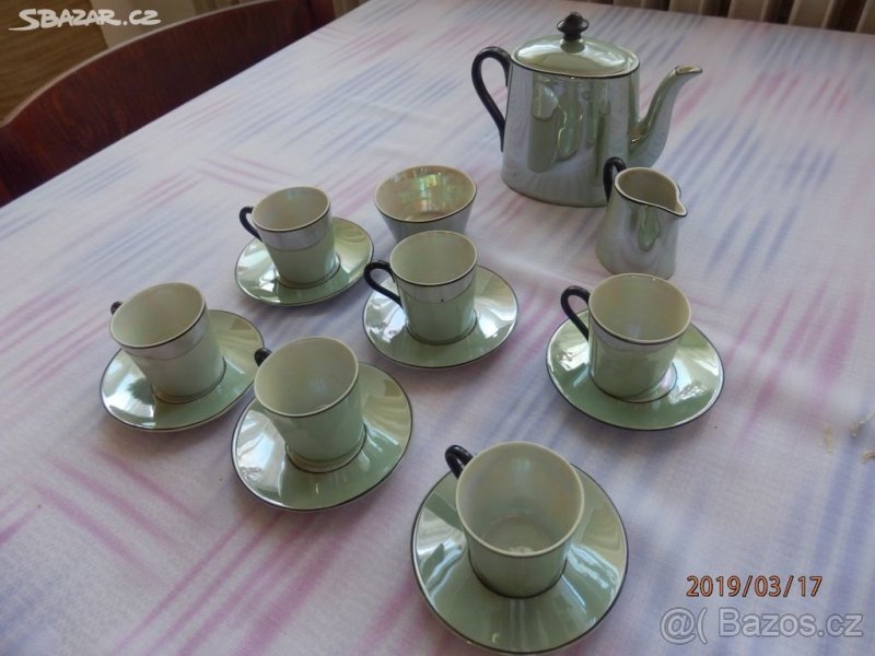 Kávová souprava - porcelán - 2