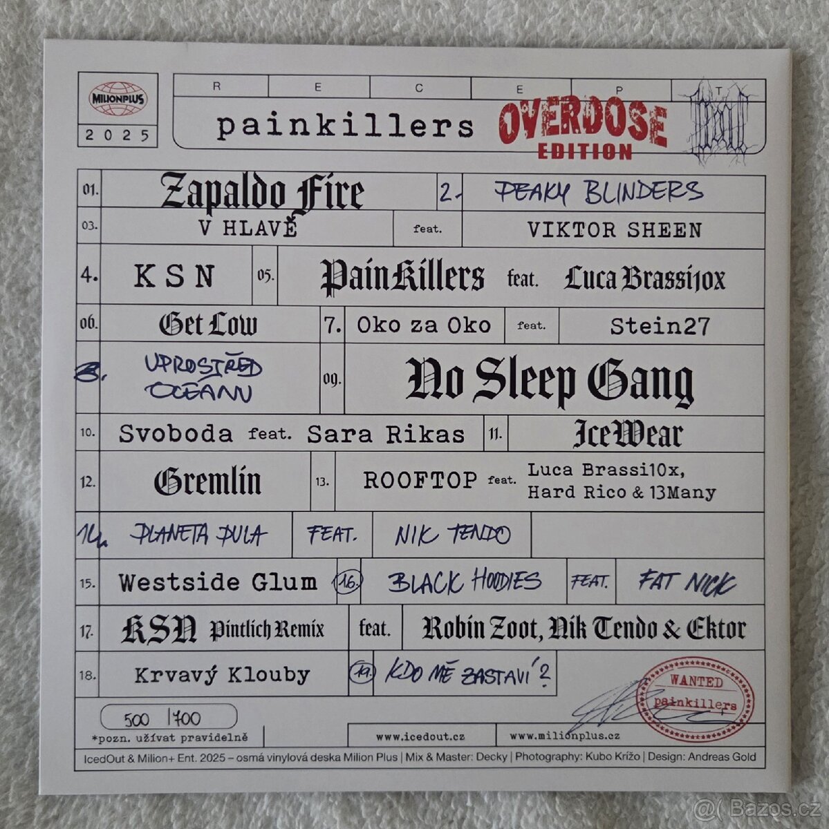 Yzomandias & PTK - Painkillers 500/700 - 2