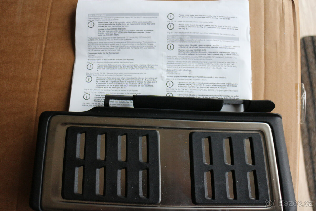 ŠKODA opěrka nohy PRODÁM.č.5E1064209 - 2