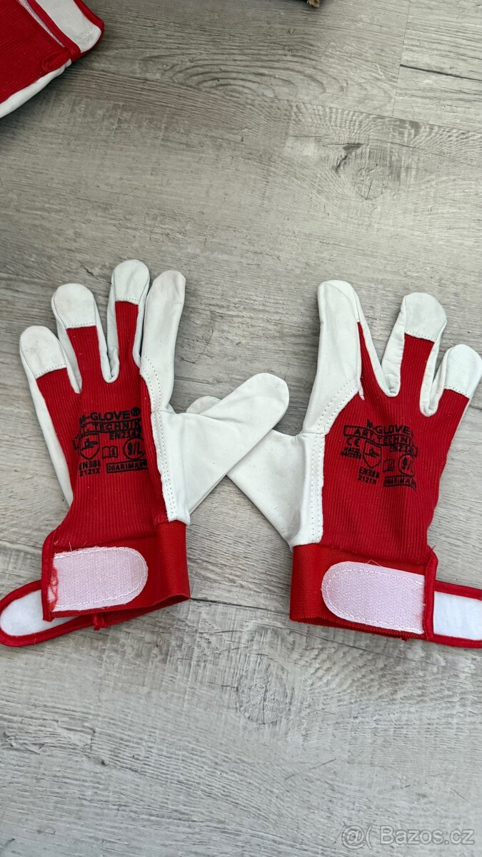 Pracovní rukavice kožené 9 / L - 2