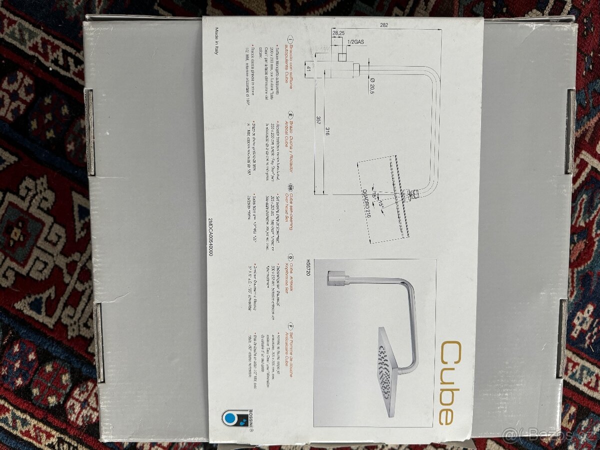 Sprchová hlavice Bossini Cube - 2