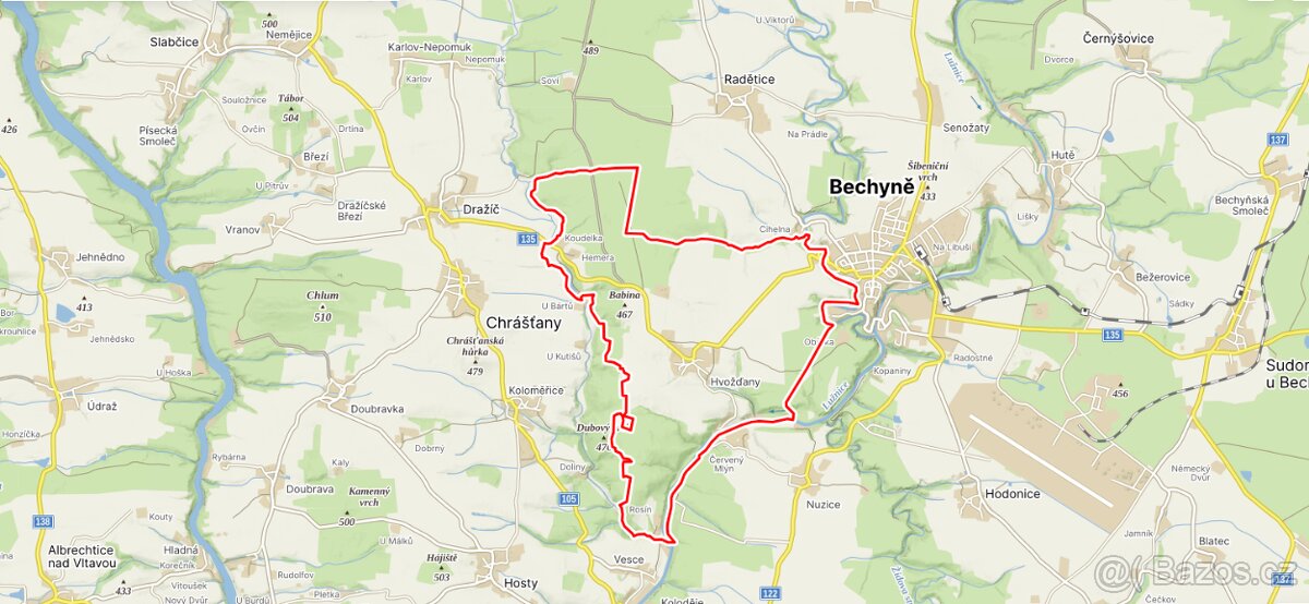 Prodej lesa u Bechyně - 2