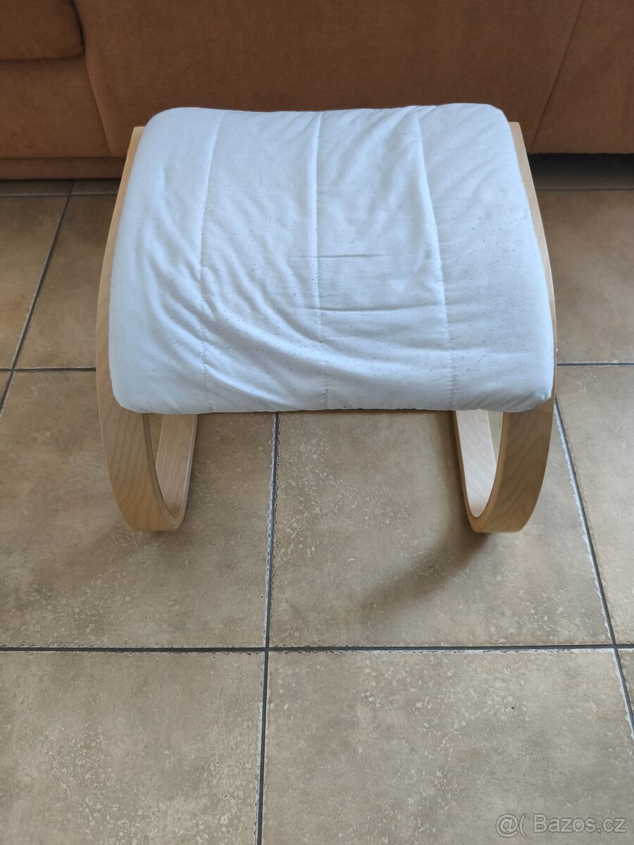 Houpací kreslo s podnozkou - 2