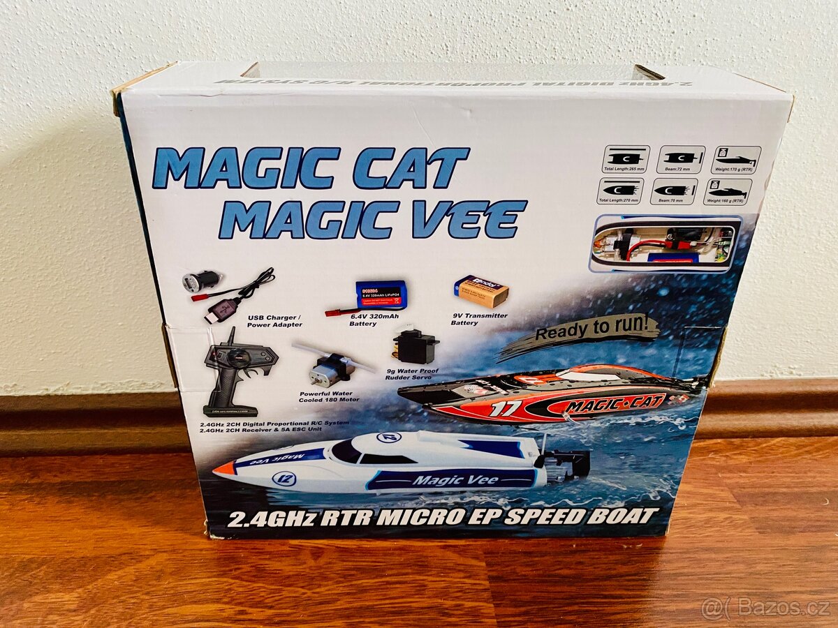 Magic Cat V5 RTR 2,4GHz – RC katamaran. - 2
