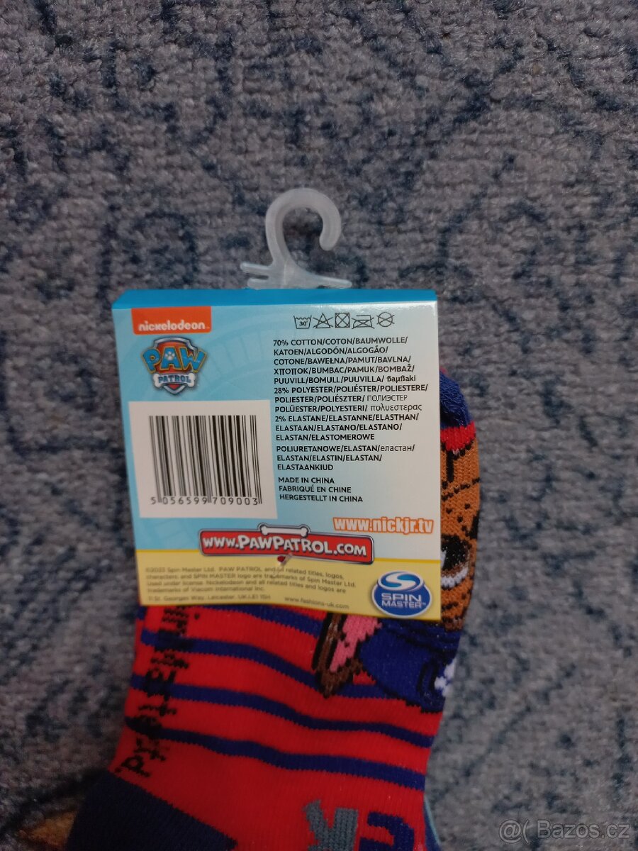 Tlapkova patrola ponozky 23-26 - 2