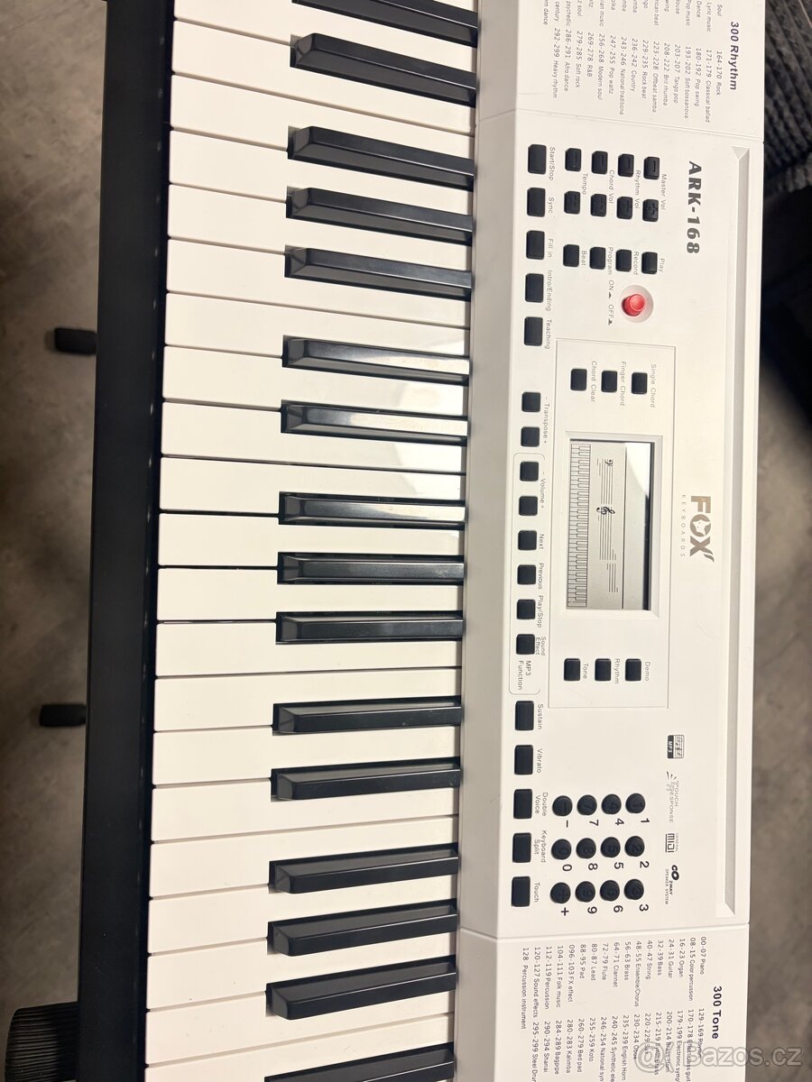 Elektrické klávesy Fox Ark168 - 2