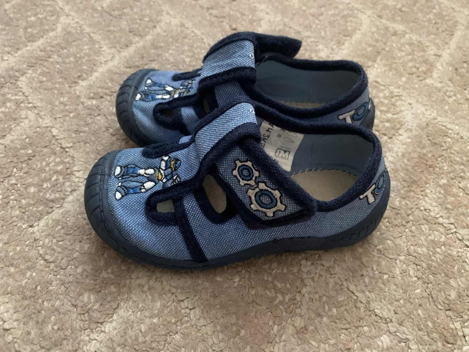 Plátěné tenisky, bačkůrky 24 - 2