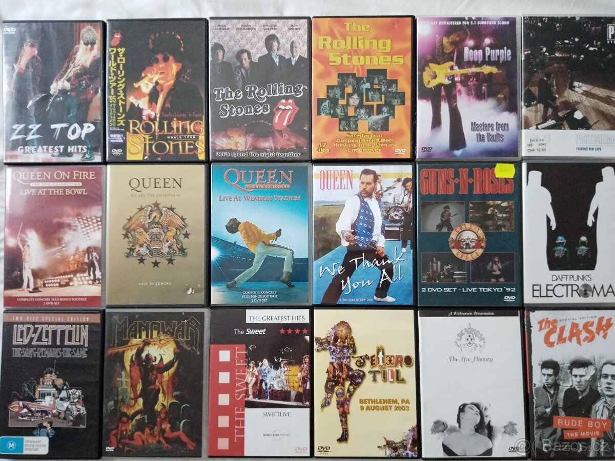 Nove foto 2.12.orig.DVD hudba(i zabal.)od 69Kč - 2