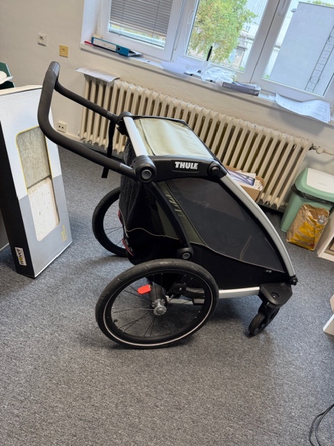 Thule Chariot Lite 1 Agave + bike set + kočárkový set + běže - 2