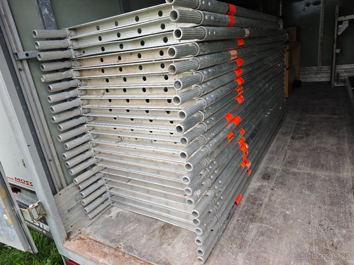 Prodám lešení Layher blitz 73 HLINÍKOVÉ 100m2 (Alfix) - 2