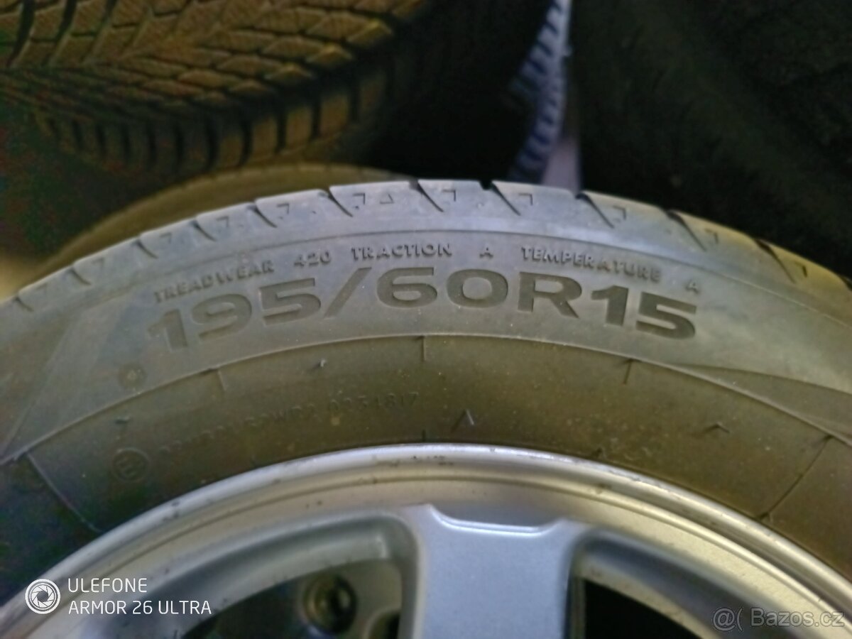 Prodám ALU kola 5x100 Subaru - 2