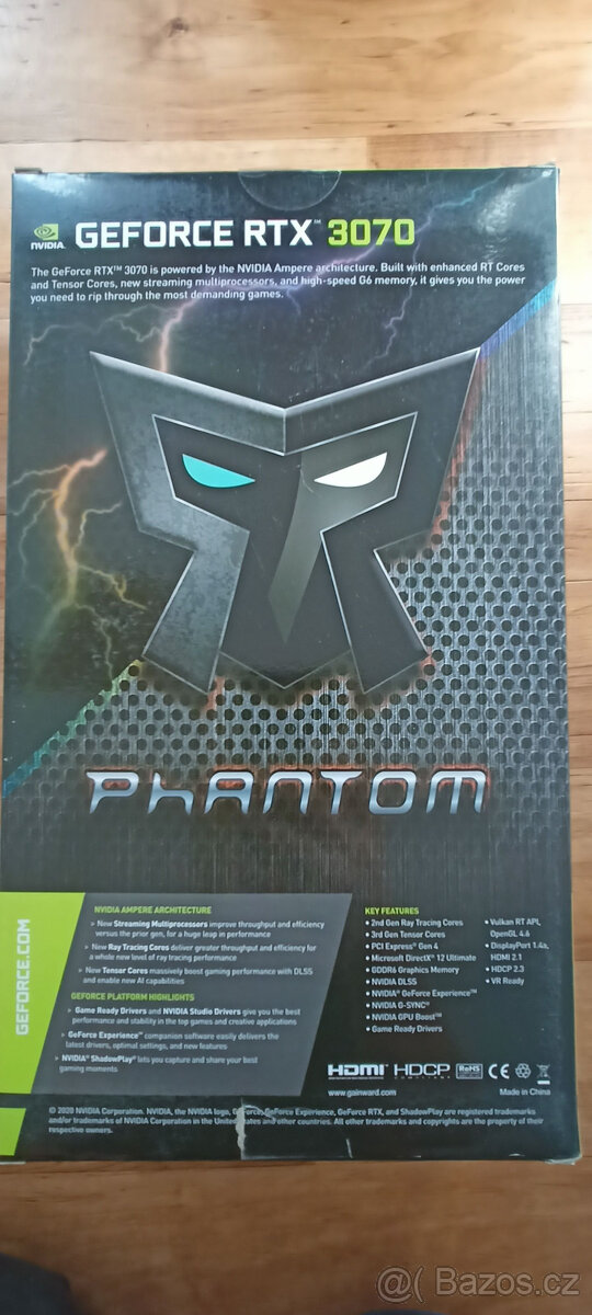 Grafická karta Gainward Phantom GeForce RTX 3070 - 2