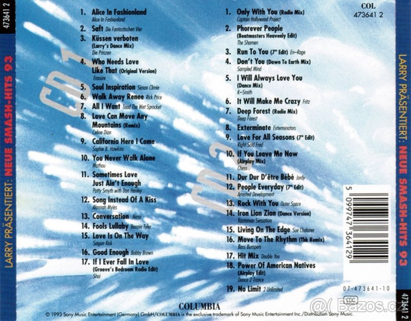 2xCD Larry Smash Hits 1993 - 2