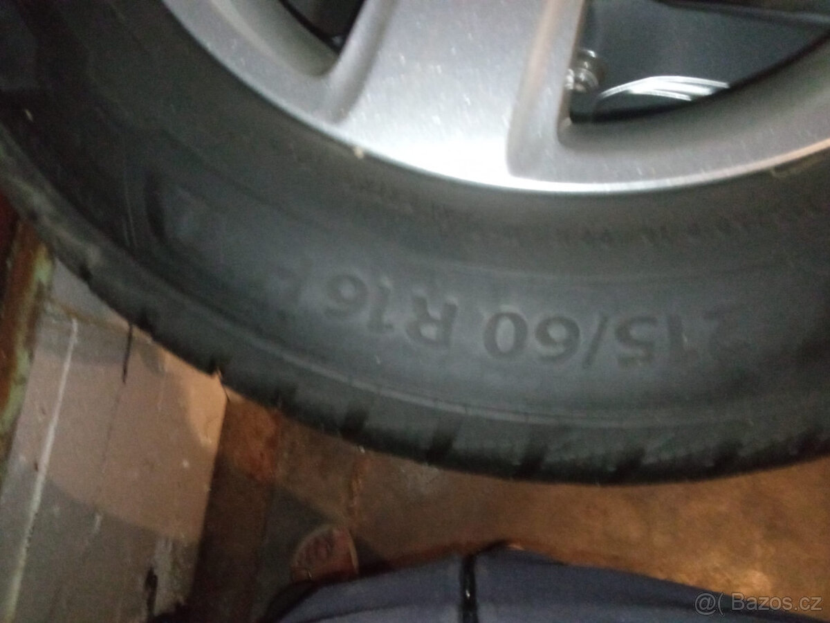 Alu kola R16 + zimní pneumatiky 215/60/R16 HXL - 2