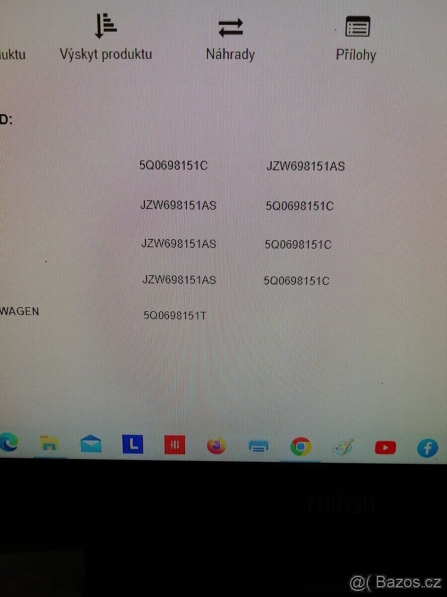 Brzdové destičky VW Golf VII 77 kW - 2