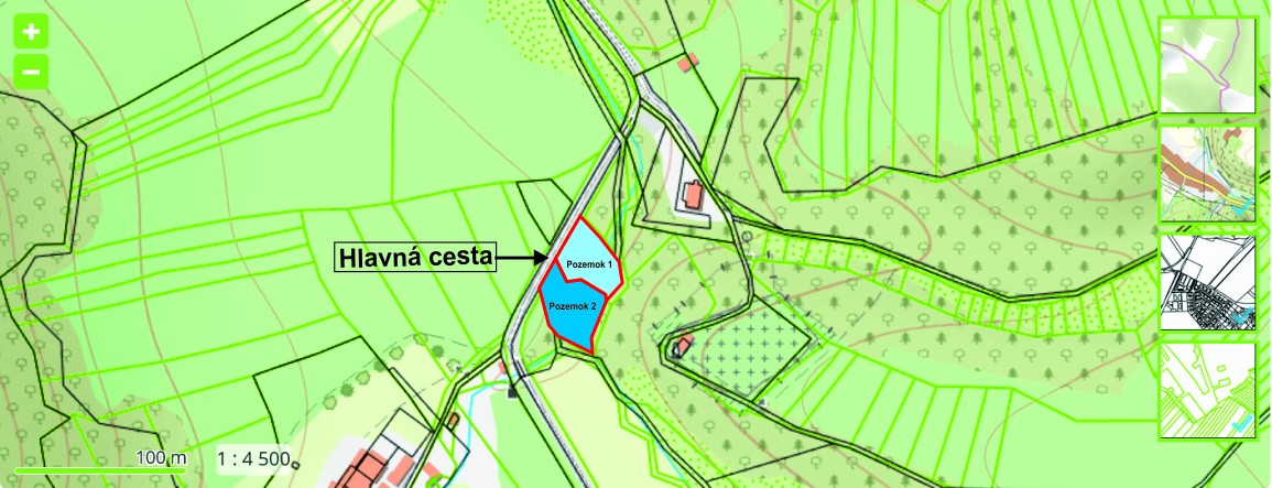 Predám pozemky vo Zvolene v Sekierskej doline - 2