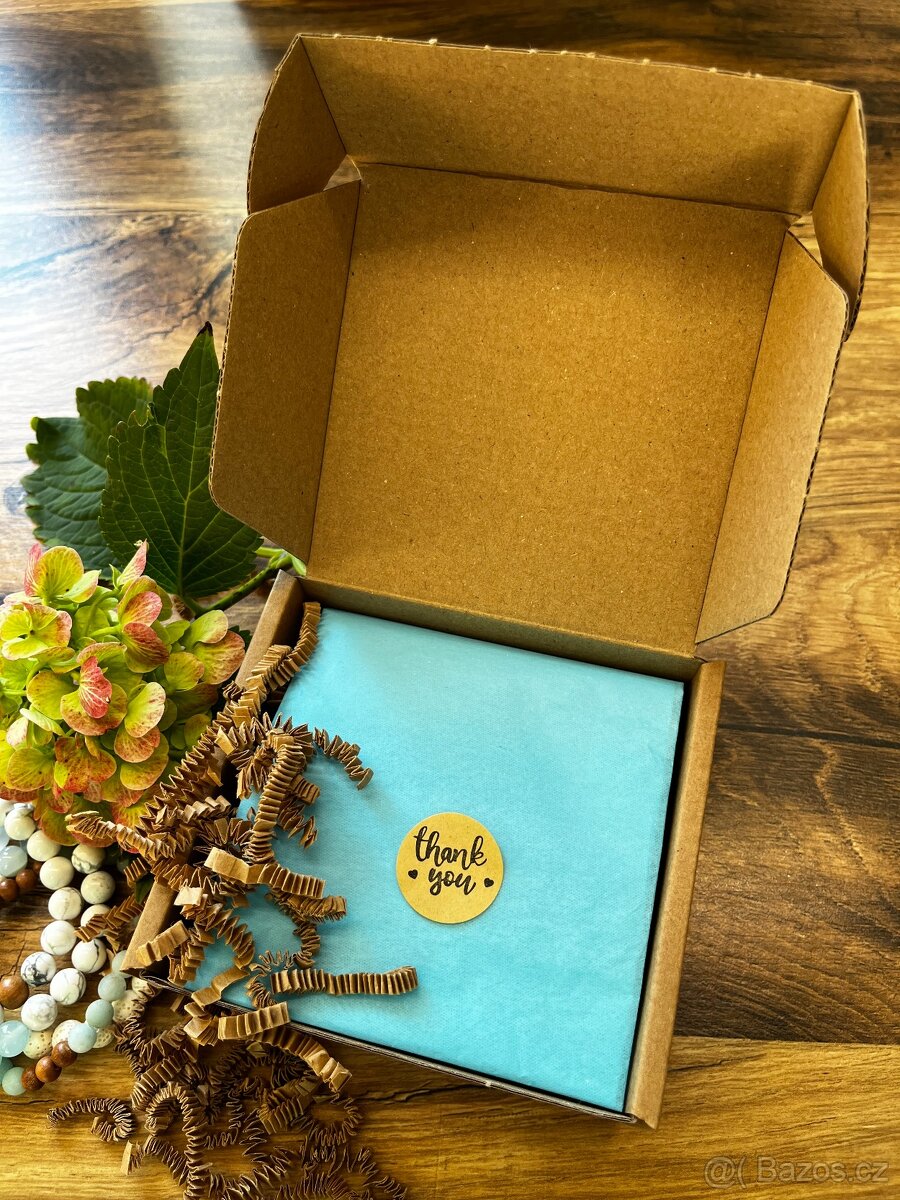 Náramky z korálků - amazonit, měsíční kámen, bílá láva,beryl - 2