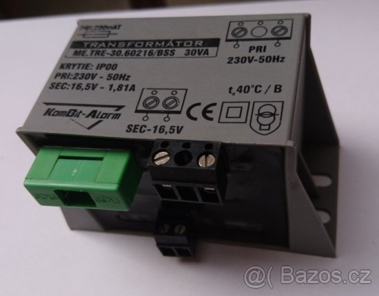 Transformátor 16,5V 1,81A 29,8VA - 2