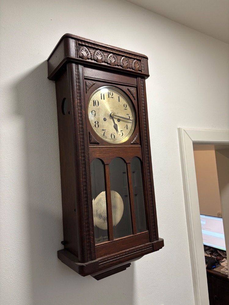 Starožitné nástěnné hodiny - 2