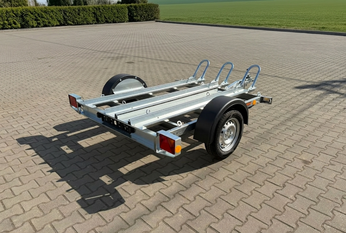 Přívěs na přepravu 3 motocyklů - 2