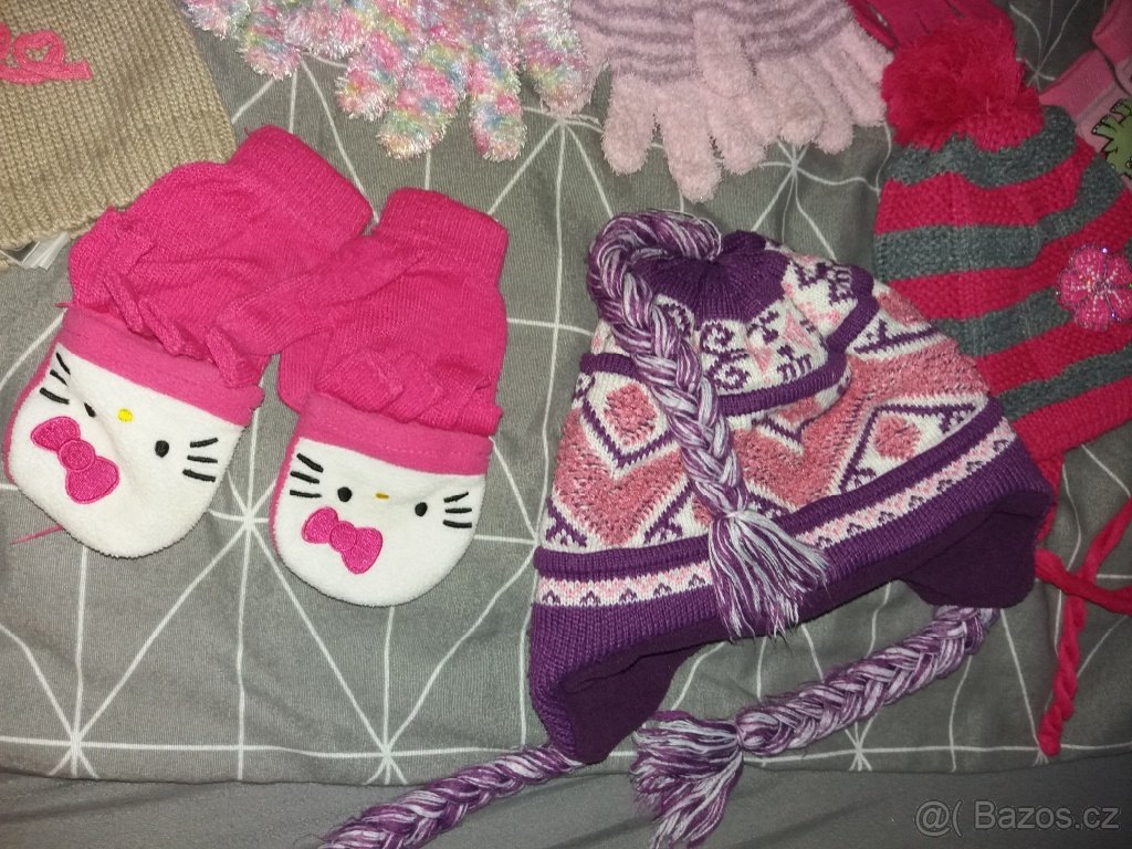 Čepice a rukavice pro holky - 2